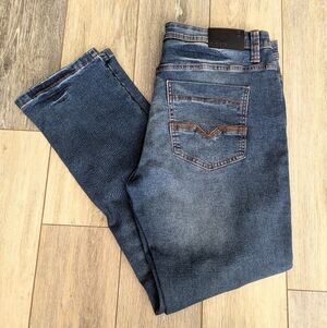 Artful Rebel Men's Slim Fit Blue Jeans